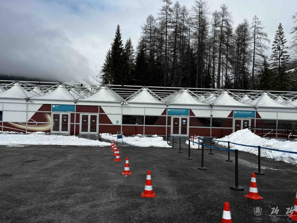 Ingresso Villaggio Olimpico - ph. A.G. Comune di Cortina d'Ampezzo