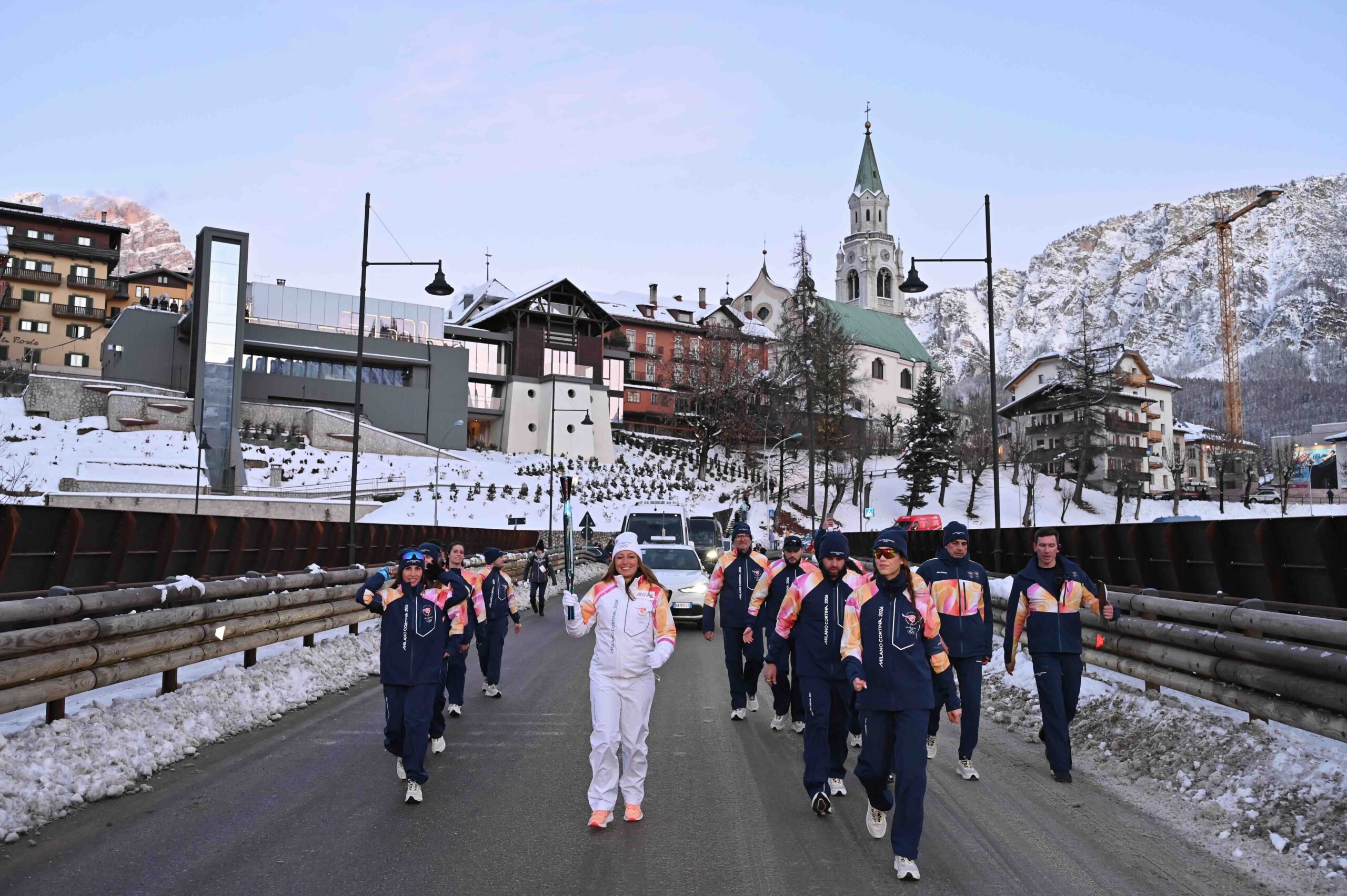 26.01.2026 Viaggio della Fiamma Olimpica a Cortina