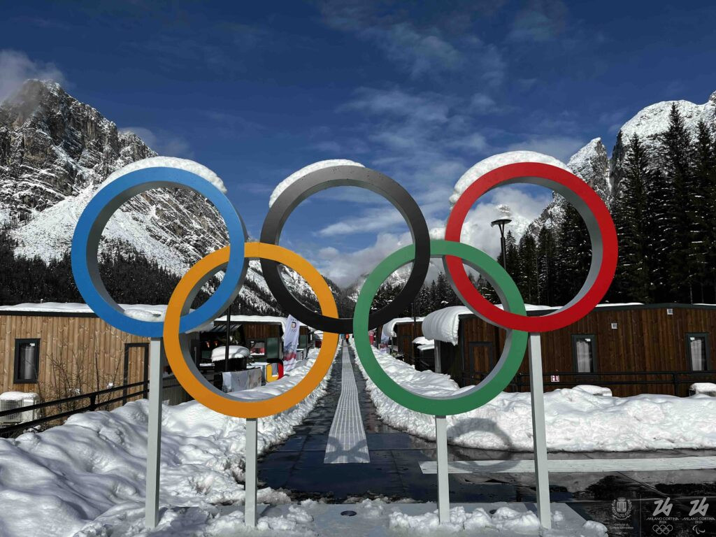 Cerchi olimpici - ph. A.G. Comune di Cortina d'Ampezzo
