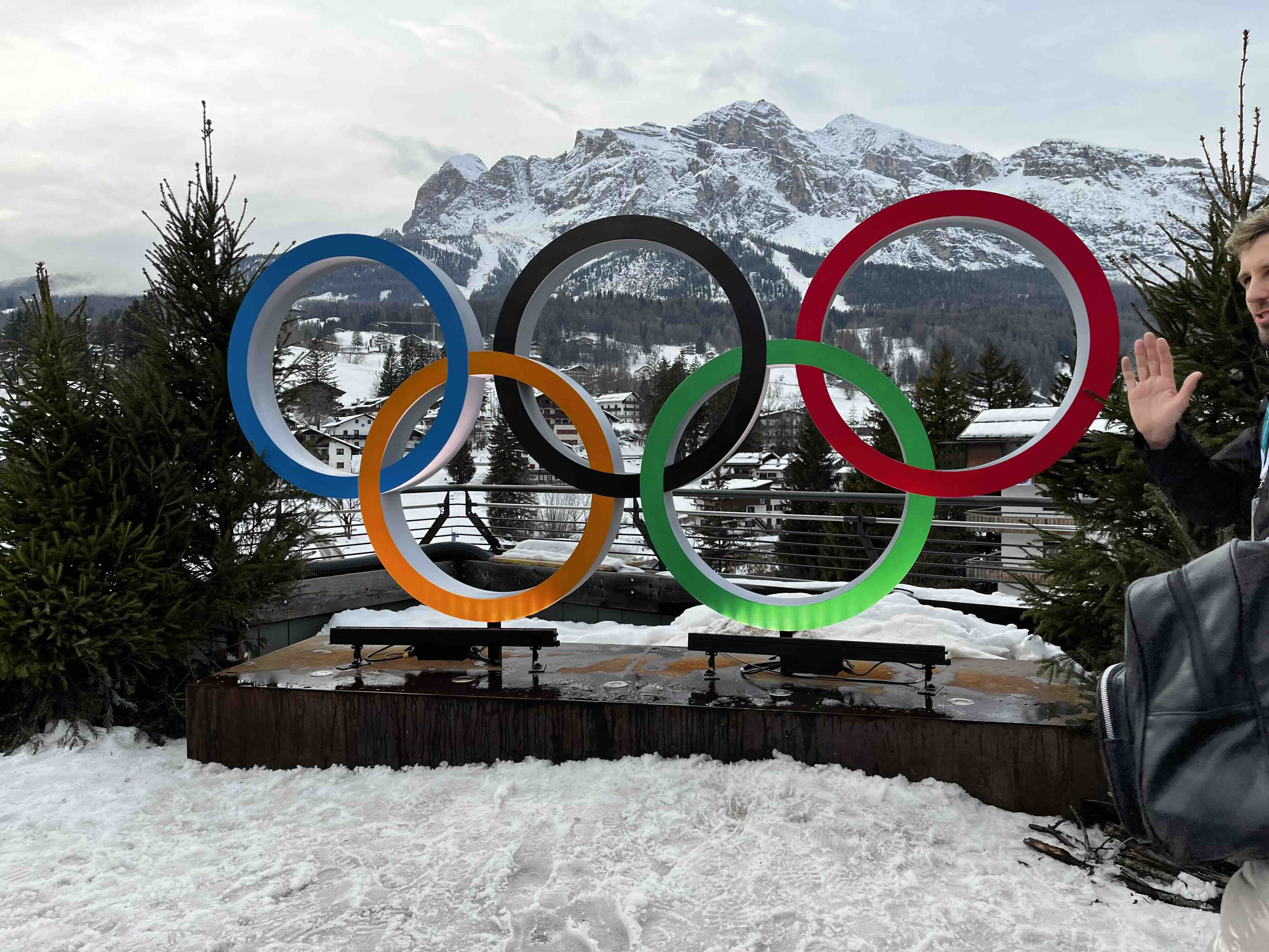 Atmosfere in centro a Cortina